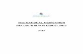 THE NATIONAL MEDICATION RECONCILIATION GUIDELINES 2018 · The National Medication Reconciliation Guidelines 2018 has been reviewed by the ... medication reconciliation is an effective