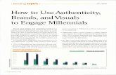 How to Use Authenticity, Brands, and Visuals to Engage ......How to Use Authenticity, Brands, and Visuals to Engage Millennials Proven sales pitches and promotional tactics that register