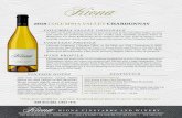 2018 COLUMBIA VALLEY CHARDONNAY - Kiona VineyardsWINE PROFILE 2018 COLUMBIA VALLEY CHARDONNAY In 1975 our family planted one of the ﬁrst vineyards in the Columbia Valley, an area