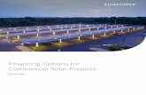 Financing Options for Commercial Solar Projects · With over two decades of experience in solar project financing, designing, and development within the public sphere, SunPower has