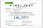 Zertifikat EU approved - QAL1 · CERTIFICATE of Product Conformity (QAL1 ) Certificate No.: 0000053802_01 AMS designation: Manufacturer: ACF5000 for 02, CO, NO, N02, N20, S02, Hcl,