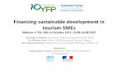 Financing sustainable development in tourism SMEs · Financing sustainable development in tourism SMEs Webinar n° 09: 18th of October 2017, 15:00-16:00 CEST Ms Virginia Robano, Economist,