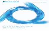 VRV IV Heat Recovery - Barbour Product Search brochure... · With our VRV IV Heat Recovery system, incorporating Variable Refrigerant Temperature [VRT], Daikin has now taken a giant