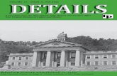 A Newsletter from the West Virginia State Historic Preservation … · 2013-11-06 · DETAILS • 1 A Newsletter from the West Virginia State Historic Preservation Ofﬁ ce West Virginia