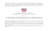 THE REPUBLIC OF CROATIA Government of the Republic of ... · 1st Offshore Licensing Round Tender Guidance Republic of Croatia 6/39 Block coordinates of the exploration area, The period