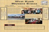 West Rand Ulysses Times Ulysses WR...آ  2016-10-26آ  1 West Rand Ulysses Times October 2016 Est. 1999