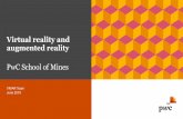 augmented reality Virtual reality and PwC School of Mines · 2020-01-23 · VR/AR Team June 2019 Virtual reality and augmented reality PwC School of Mines. PwC ... As an emerging