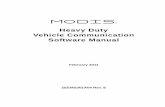 Heavy Duty Vehicle Communication Software Manual...The MODIS Heavy Duty Vehicle Communication Software screen contains the following: • Toolbar —offers buttons that provide easy