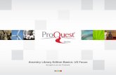Ancestry Library Edition Basics: US Focus Library Edition content...Primary source records in full text and enhanced full image ... HeritageQuest Online, available from ProQuest. Periodical