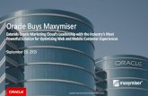 Oracle Buys Maxymiser · with the best florists for more than 81 years. Headquartered in Los Angeles, California, Teleflora has over 13,000 member florists throughout the United States