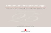 Immunohematology 2 Cele5bratinga1881.g.akamai.net/7/1881/26640/v0001/redcross.download... · 2010-03-15 · Immunohematology is published quarterly (March, June, September, and December)