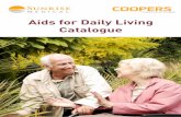 Aids for Daily Living Catalogue - Independence Mobility · Coopers is a leading UK supplier of aids for daily living and mobility products. We have been supplying ... of high quality