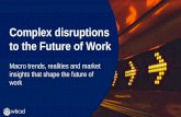 Complex disruptions to the Future of Work · Source: Oracle (2017) Chatbots 101 Bots - i.e. computer programs that perform tasks such as searching and compiling information on the