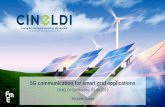5G communication for smart grid applications · The evolution towards 5G • From 4G to 5G 1980s 1990s 2000s 2010s 2020 5G N/A