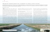 Marginal-quality waters for irrigation in water-scarce areas · Marginal-quality waters for irrigation in water-scarce areas Achieving food security for all amid a growing population