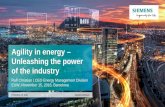 Agility in energy – Unleashing the power of the …a...2016/11/15  · “Match maker” between local energy prosumers: • Organization of local energy markets • Microgrid engineering