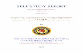 SELF-STUDY REPORT - RASNA COLLEGErasnacollege.org/pdf/naac-ssr.pdf · 2018-01-30 · SELF-STUDY REPORT For Accreditation by NAAC (Cycle-1) Submitted to NATIONAL ASSESSMENT AND ACCREDITATION