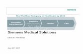 Siemens Medical Solutions...• Clear market leader in coagulation testing • Testing for coagulation and measurement of platelet dysfunction Hemostasis / coagulation • Strong positionin