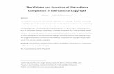 The Welfare and Incentive of Stackelberg Competition in ... · The Stackelberg model can be described as a two-stage game. At the first stage, copyright authorities of the two countries
