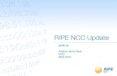 RIPE NCC Update - American Registry for Internet …...RIPE NCC Update ARIN 32 Andrew de la Haye COO RIPE NCC Andrew de la Haye, ARIN 32 9,577 RIPE NCC Members from 76 Countries •