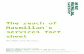 The reach of Macmillan's services factsheet€¦  · Web viewTitle: The reach of Macmillan's services factsheet Author: be.Macmillan Description: This fact sheet tells you how much