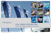 OSLC MBSE INTEGRATION - PROSTEP.US...Efficiency from Modern Engineering Practices −Traceability in Systems Engineering (MBSE) −Configuration Lifecycle Management −Digital Twin