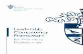 Leadership competency framework - Royal Pharmaceutical Society document library/Open acce… · this leadership competency Framework for pharmacy professionals (lcFP), is based on