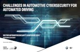 CHALLENGES IN AUTOMOTIVE CYBERSECURITY FOR AUTOMATED DRIVING€¦ · Challenges of Automotive Cybersecurity for Automated Driving | M. Gruber | Vector Automotive Cyber Security Symposium