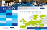 Sustainable mobility solutions in Stockholm · Sustainable mobility solutions in Stockholm. Smart and flexible parking using new technology ... This project has received funding from
