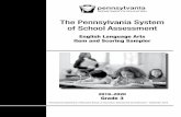 The Pennsylvania System of School Assessment · The Pennsylvania System of School Assessment English Language Arts Item and Scoring Sampler ... Introduction 1 General Introduction