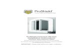 ProShield Casement Window Installation Instructions€¦ · ProShield Casement Window Installation Instructions ... Wooden Straightedge, Clear Silicone Sealant, Caulking Gun Housewrap