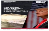 USA RULES WITH DONALD, INDIA WITH DEMONETIZATION · candidate, Hillary Clinton. Donald Trump has emerged as the 45th President of the United States and his election to the highest