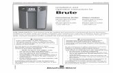 commercial volume water heater brute series 1000 …...BRUTE BOILERS AND VOLUME WATER HEATERS, 1,000 & 1,200 MBTU/h Page 1 Section 1 GENERAL INFORMATION 1.1 Introduction This manual