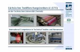 Sächsisches Textilforschungsinstitut e.V. (STFI) · 2016-10-16 · Presentation of Good Practice (GP) Carbon Fibre Recycling Concept – Re-use of Carbon Fibres in ... Roving bobbins