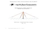 Spiderbeam 160m Vertical Model 160-18-4WTH · Spiderbeam 160m Vertical Model 160-18-4WTH 1.0 Description and Theory 1.1 Antenna Description The Spiderbeam Model 160-18-4WTH is a base-fed,