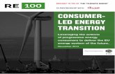 RE100 ConsumerLedEnergyTransition jv · 2016-11-18 · 3 EXECUTIVE SUMMARY Many large corporations with operations based across the EU now recognize that meeting electricity demand