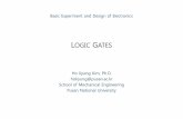 LOGIC GATESbml.pusan.ac.kr/.../Electronics/9_LogicGates.pdf · 2015-09-08 · LOGIC GATES Ho Kyung Kim, Ph.D. hokyung@pusan.ac.kr School of Mechanical Engineering Pusan National University