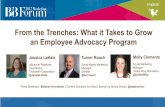 From the Trenches: What it Takes to Grow an Employee ... · From the Trenches: What it Takes to Grow an Employee Advocacy Program Jessica LaHaie Influencer Relations Coordinator TechsmithCorporation