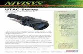 UTAC-Series - NivisysUTAC-Series 32cM ENG SS -072816.indd 1 7/29/16 11:36 AM. UTAC Series BASIC SYSTEM: • UTAC Basic Unit • Soft Carry Case • Case Shoulder Strap • CR123 Batteries