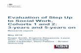 Evaluation of Step Up to Social Work, Cohorts 1 and 2: 3 ... · Evaluation of Step Up to Social Work, Cohorts 1 and 2: 3-years and 5-years on . Research report . May 2018 . Roger