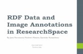 RDF Data and Image Annotations in ResearchSpace · 2013-09-24 · RDF Data and Image Annotations in ResearchSpace By Jana Parvanova, Vladimir Alexiev, Stanislav Kostadinov DH-CASE