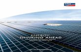 ENERGY: THINKING AHEAD - SMA Solar · ENERGY: THINKING AHEAD. SMA AT A GLANCE SMA Group Jan. – June (Q1– Q2) 2015 Jan. – June ... ever, stock values were hit in June by the