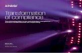 Transformation of compliance · with regimes such as FATCA in the US and the OECD’s CRS — are significantly increasing companies’ compliance burden. Tax authorities around the