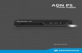 ADN PS - Sennheiser€¦ · US version 505555 1 - 15 (optional) ADN PS-EU power supply, EU version 505546 Supplies power to conference units connected in simple strings or in redundant