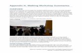 Appendix H Walking Workshop Summaries - MnDOT · Appendix H: Walking Workshop Summaries OVERVIEW In November and December 2015 the project team facilitated walking workshops in seven