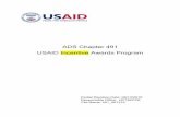 ADS Chapter 491 USAID Incentive Awards Program · ADS Chapter 491 – USAID Incentive Awards Program 491.1 OVERVIEW Effective Date: 06/13/2016 This ADS chapter establishes the policy
