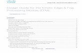 Design Guide for the Kinetic Edge & Fog Processing …...Design Guide - Cisco Kinetic EFM, Release 1.5.0 Cisco Systems, Inc. 1 Design Guide for the Kinetic Edge & Fog Processing Module