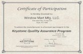 Quality Assurance Certificate of Participation...Title: Quality Assurance Certificate of Participation Author: Keystone Certifications, Inc. Created Date: ARRAY\(0x55eb8b06ba38\)