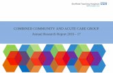 COMBINED COMMUNITY AND ACUTE CARE GROUP Annual Research … · 4 RESEARCH FORUMS AND ORGANISATIONAL LEARNING/NETWORKING RESEARCH FORUMS – ACTIVE ENGAGEMENT AND CAPACITY BUILDING