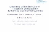 Modelling Seismicity Due to Reservoir Stimulation in Enhanced ...€¦ · Modelling Seismicity Due to Reservoir Stimulation in Enhanced Geothermal Systems G. De Natale 1, M.G. Di